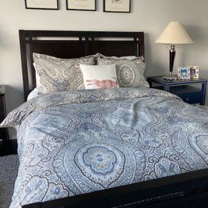Pottery Barn Queen Duvet w/2 Standard Shams